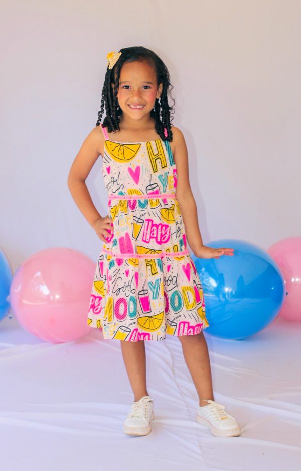 Vestido Hello Infantil Feminino – Conforto, Leveza e Estilo para Meninas