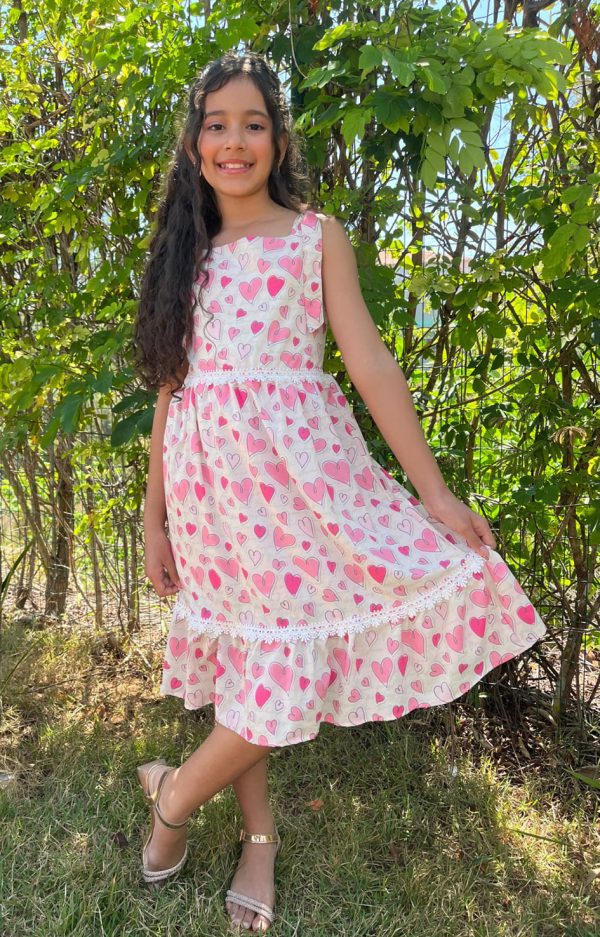 Vestido Infantil Festa Maria Bonita