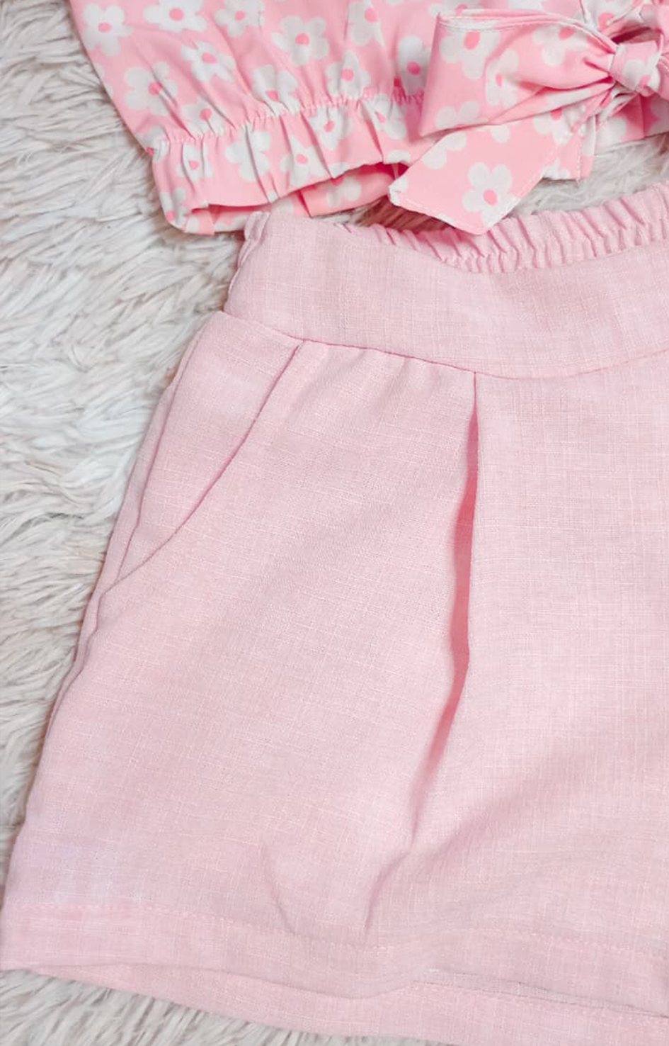 Conjunto Infantil Margarida Rosa - Imagem 3