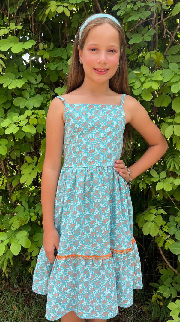 Alternative view of Vestido Infantil Brisa – Tricoline 100% Algodão