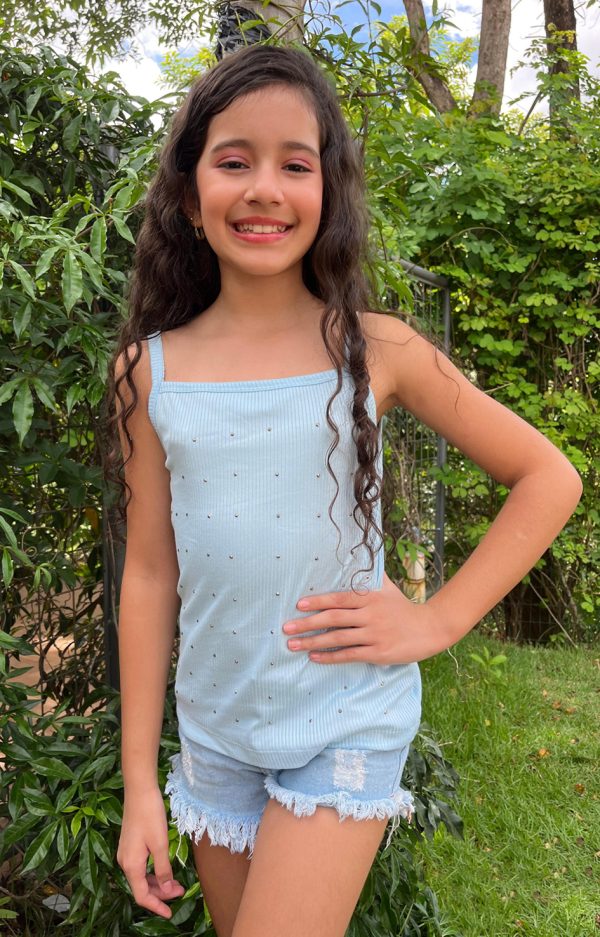 Alternative view of Kit 2 Blusas Infantil Femininas  – Conforto, Estilo e Economia