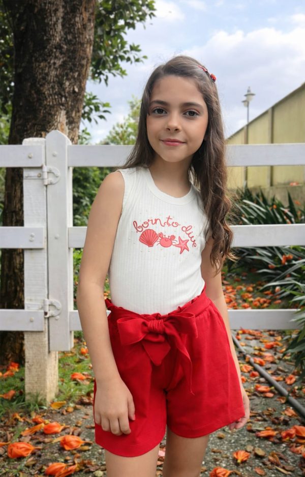 Conjunto Infantil Feminino Oceano Luxo
