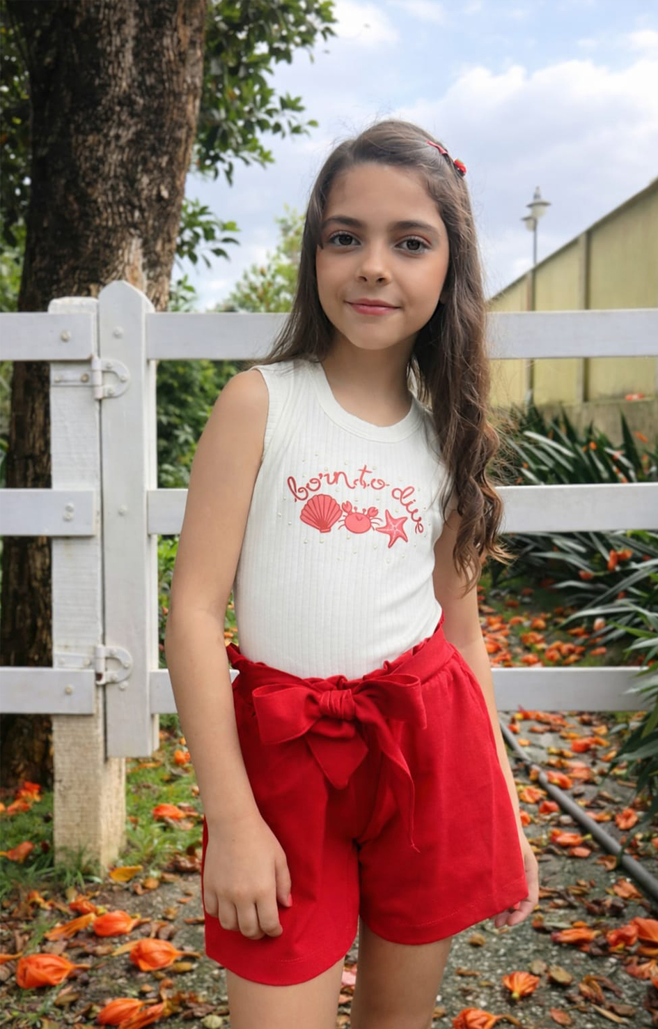 Conjunto Infantil Feminino Oceano Luxo
