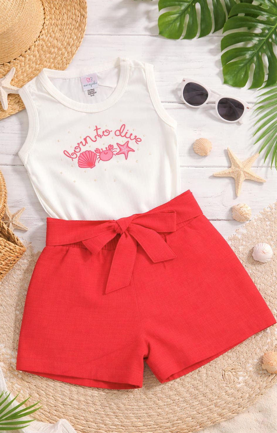 Conjunto Infantil Feminino Oceano Luxo - Imagem 2